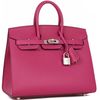 Hermès Birkin Sellier 25 Rose Pourpre Epsom PHW