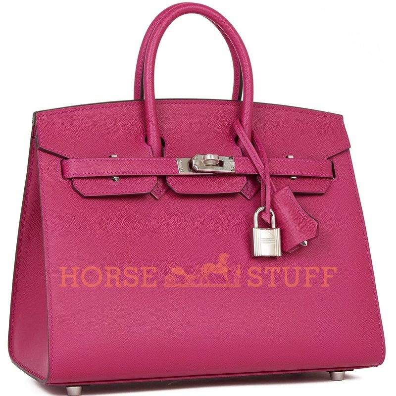 Hermès Birkin Sellier 25 Rose Pourpre Epsom PHW