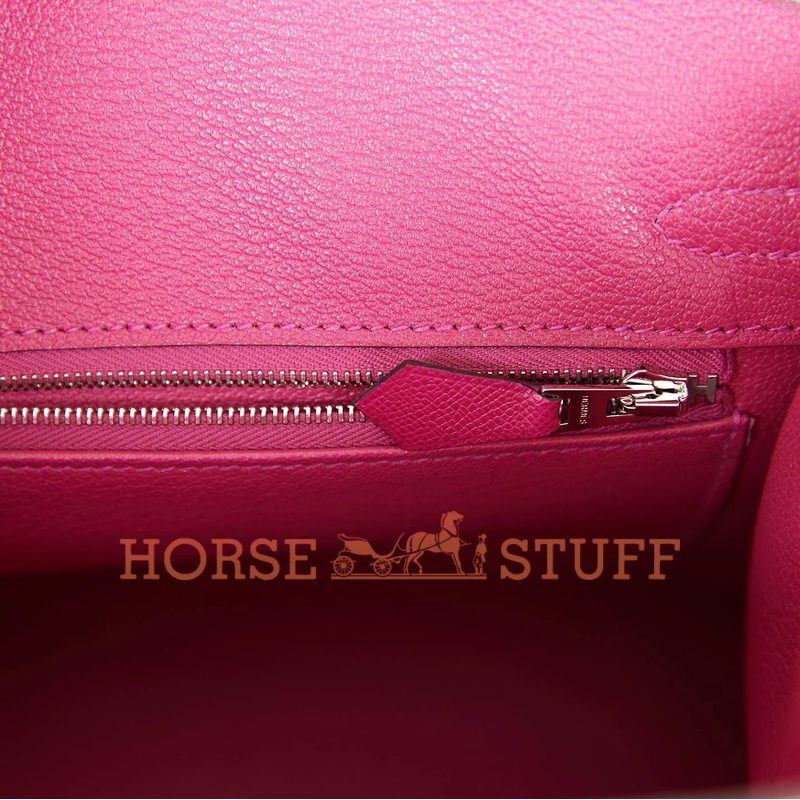 Hermès Birkin Sellier 25 Rose Pourpre Epsom PHW