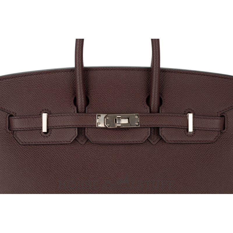 Hermès Birkin Sellier 25 Black Epsom PHW