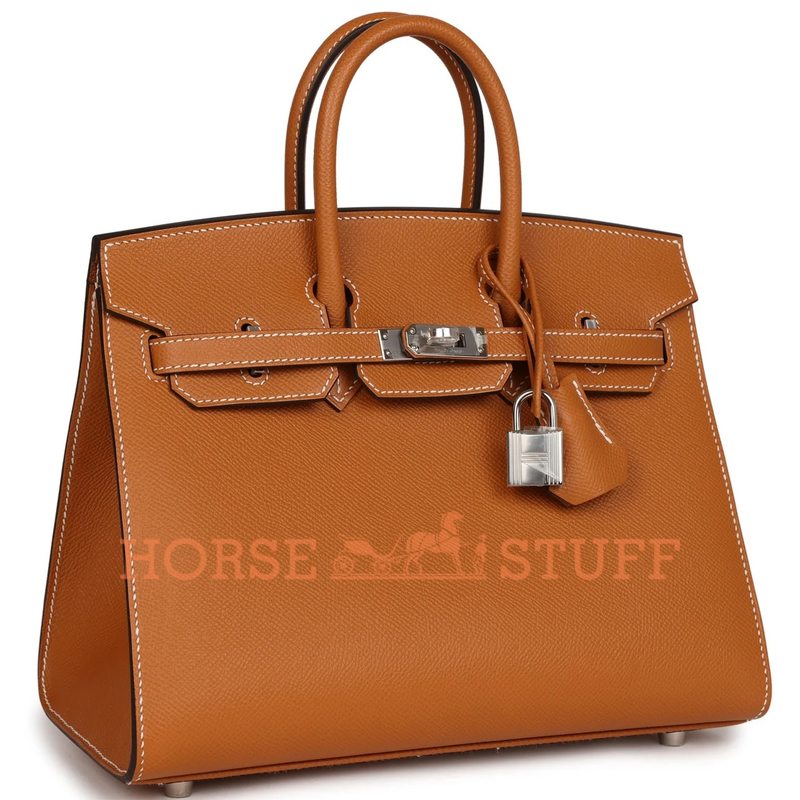 Hermès Birkin Sellier 25 Toffee Epsom PHW