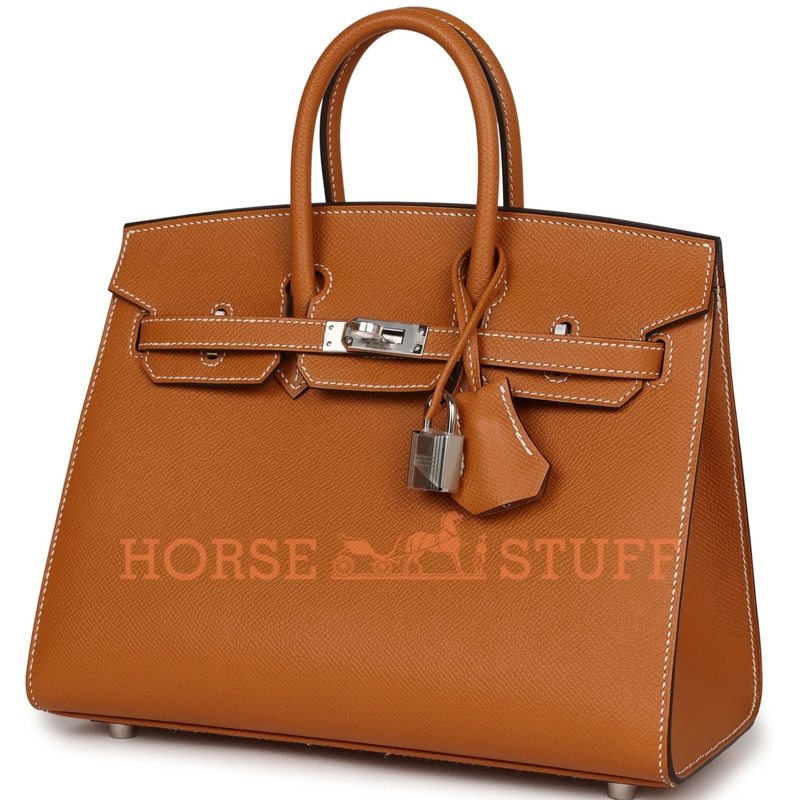 Hermès Birkin Sellier 25 Toffee Epsom PHW