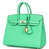 Hermès Birkin Sellier 25 Vert Comics Epsom GHW