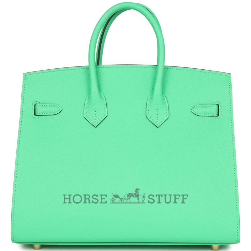 Hermès Birkin Sellier 25 Vert Comics Epsom GHW