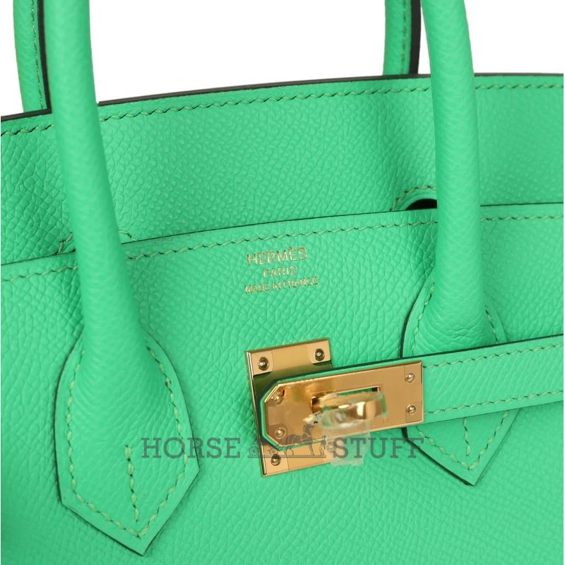 Hermès Birkin Sellier 25 Vert Comics Epsom GHW