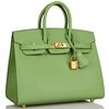 Hermès Birkin Sellier 25 Vert Criquet Epsom GHW