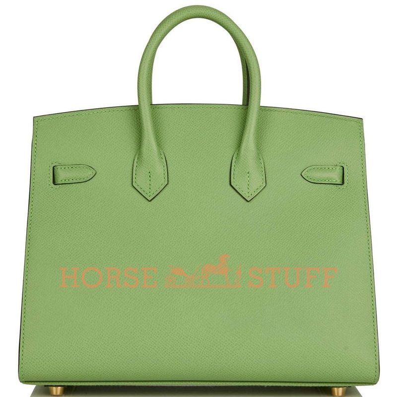 Hermès Birkin Sellier 25 Vert Criquet Epsom GHW