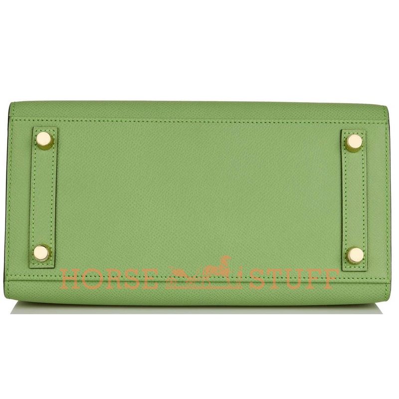 Hermès Birkin Sellier 25 Vert Criquet Epsom GHW