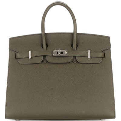 Hermès Birkin Sellier 25 Vert de Gris Epsom PHW