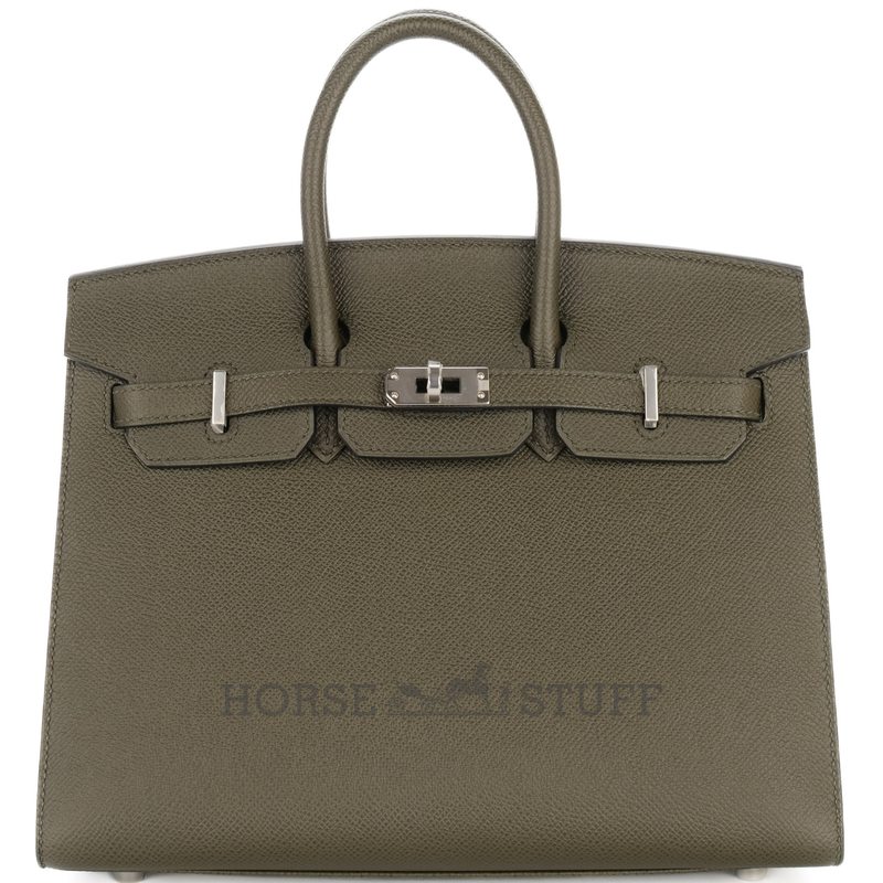 Hermès Birkin Sellier 25 Black Epsom PHW