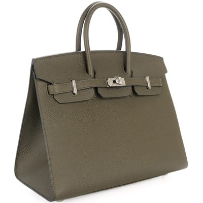 Hermès Birkin Sellier 25 Vert de Gris Epsom PHW
