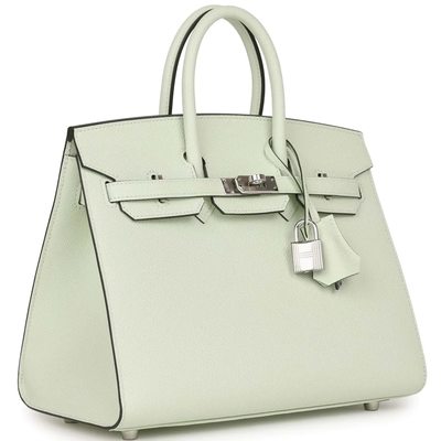 Hermès Birkin Sellier 25 Vert Fizz Epsom PHW