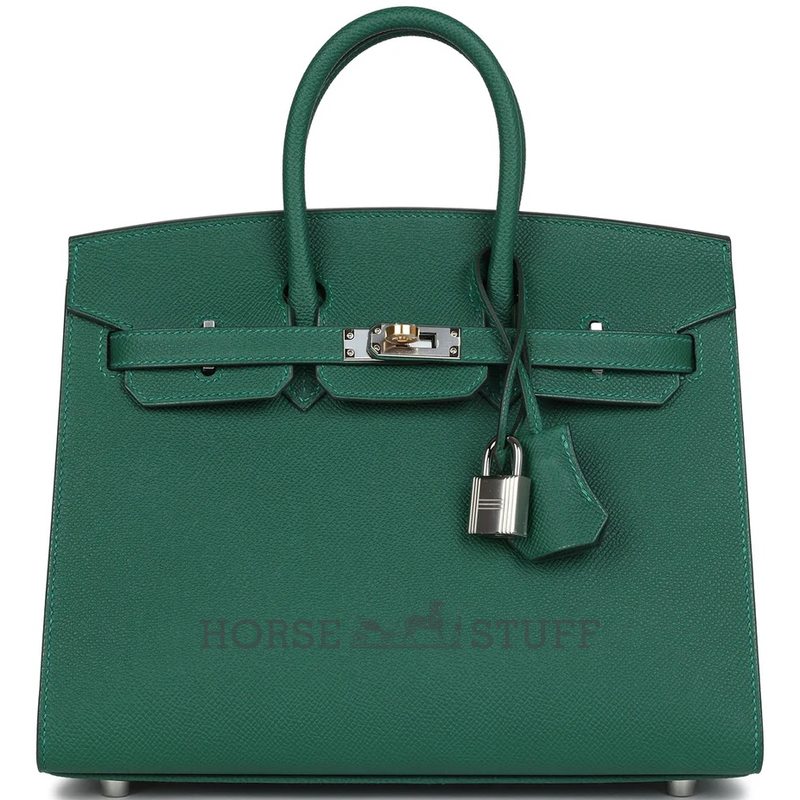 Hermès Birkin Sellier 25 Vert Moyen Epsom Electrum HW