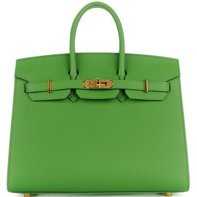 Hermès Birkin Sellier 25 Vert Yucca Epsom GHW