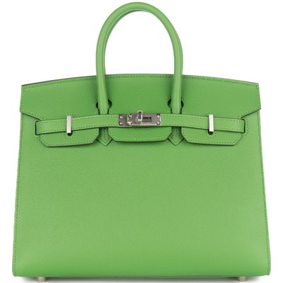 Hermès Birkin Sellier 25 Vert Yucca Epsom PHW