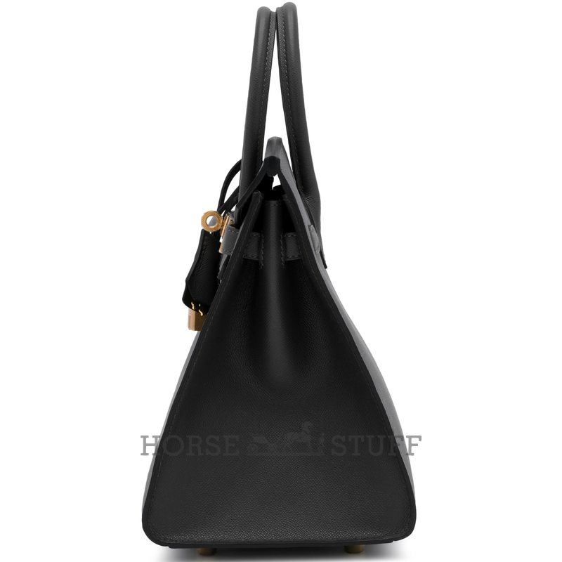 Hermès Birkin Sellier 25 Graphite Veau Madame GHW