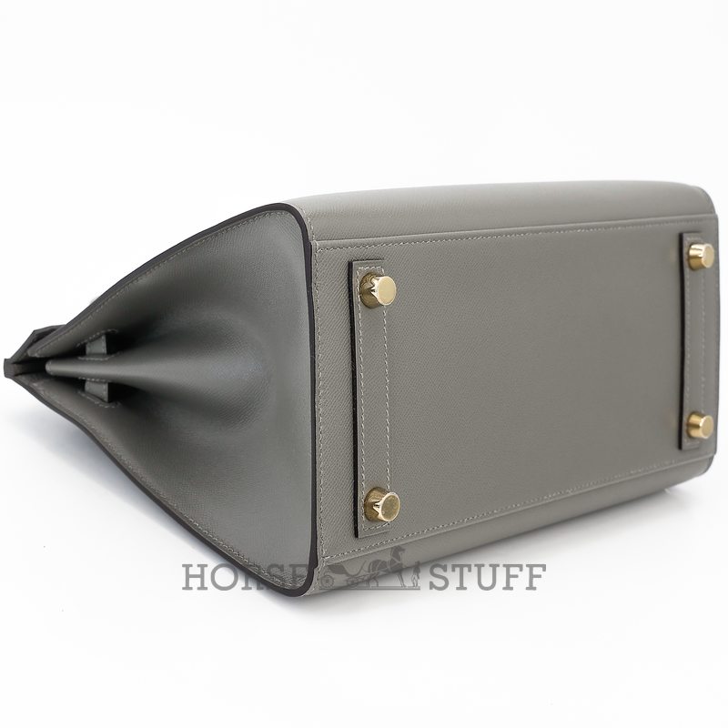 Hermès Birkin Sellier 25 Gris Meyer Madame GHW