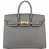 Hermès Birkin Sellier 25 Gris Meyer Madame GHW