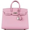 Hermès Birkin Sellier 25 Mauve Sylvestre Veau Madame PHW