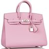 Hermès Birkin Sellier 25 Mauve Sylvestre Veau Madame PHW