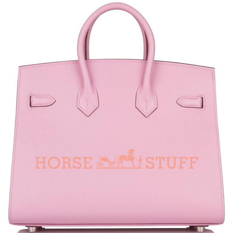 Hermès Birkin Sellier 25 Mauve Sylvestre Veau Madame PHW