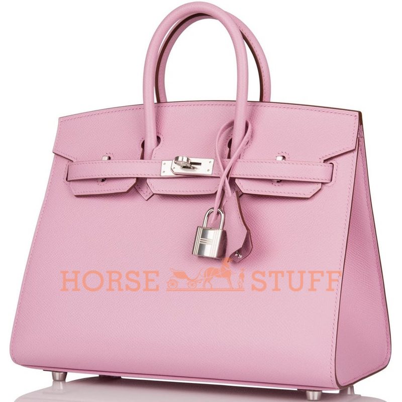 Hermès Birkin Sellier 25 Mauve Sylvestre Veau Madame PHW