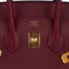 Hermès Birkin Sellier 25 Rouge H Veau Madame GHW