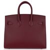 Hermès Birkin Sellier 25 Rouge H Veau Madame GHW