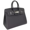 Hermès Birkin Sellier 25 Special Order Black with White Contrast Stitching Epsom BPHW