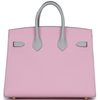 Hermès Birkin Sellier 25 Special Order Mauve Sylvestre / Blue Glacier Epsom BGHW