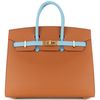 Hermès Birkin Sellier 25 Special Order Mauve Pale / Craie Epsom BGHW
