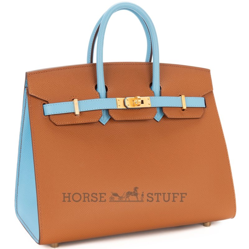 Hermès Birkin Sellier 25 Special Order Mauve Pale / Craie Epsom BGHW