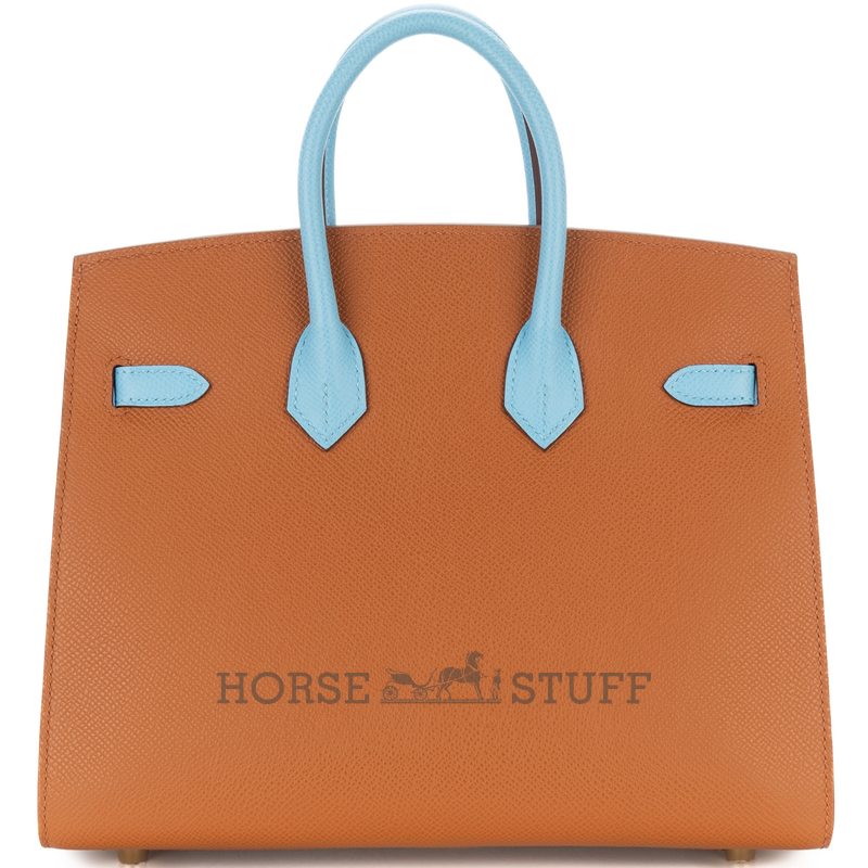 Hermès Birkin Sellier 25 Special Order Mauve Pale / Craie Epsom BGHW