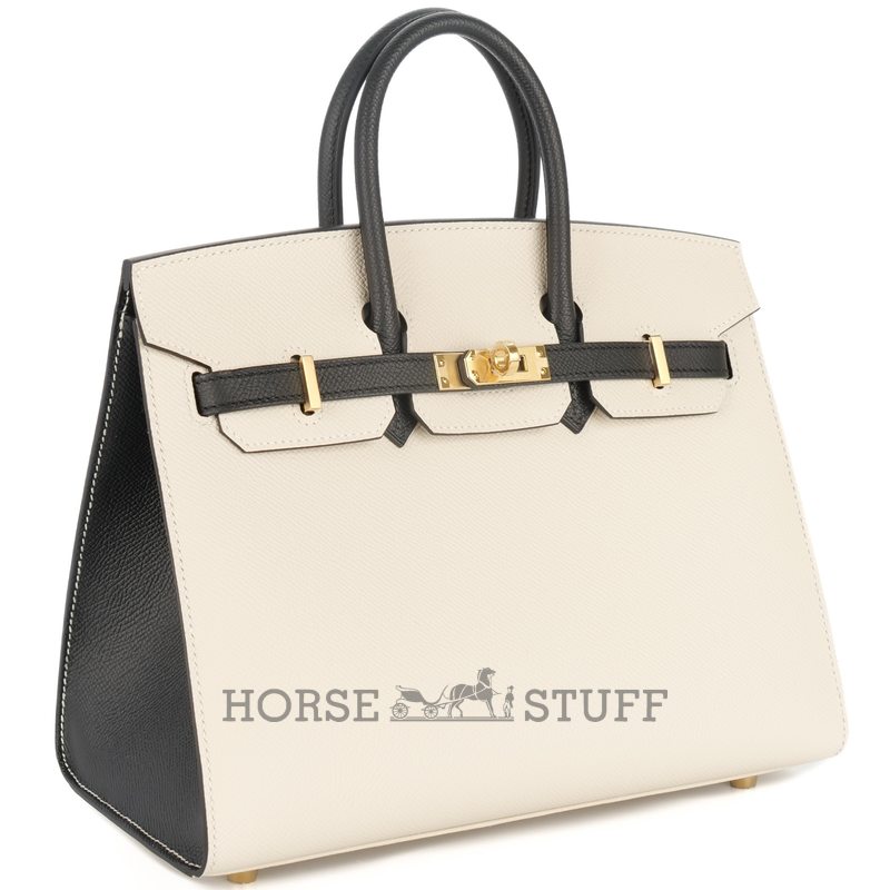 Hermès Birkin Sellier 25 Special Order Mauve Pale / Craie Epsom BGHW