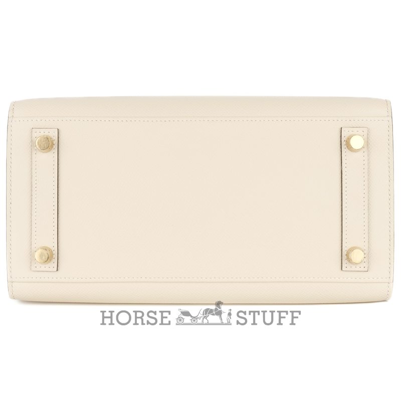 Hermès Birkin Sellier 25 Special Order Mauve Pale / Craie Epsom BGHW