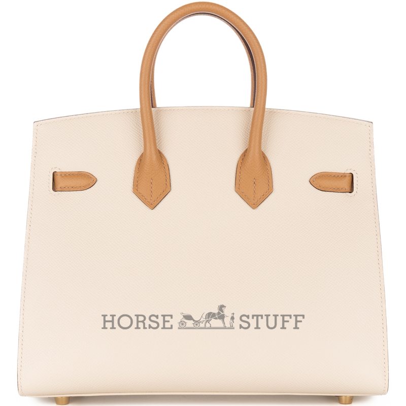 Hermès Birkin Sellier 25 Special Order Mauve Pale / Craie Epsom BGHW