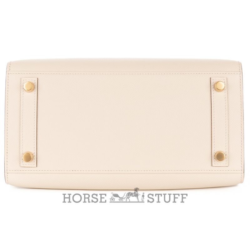 Hermès Birkin Sellier 25 Special Order Mauve Pale / Craie Epsom BGHW