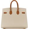 Hermès Birkin Sellier 25 Special Order Mauve Pale / Craie Epsom BGHW
