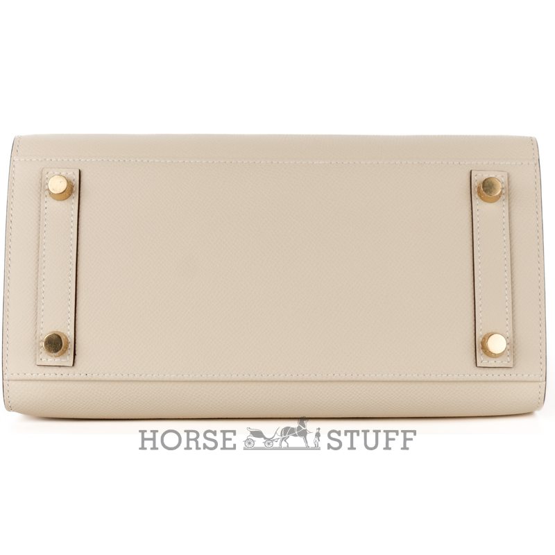 Hermès Birkin Sellier 25 Special Order Mauve Pale / Craie Epsom BGHW