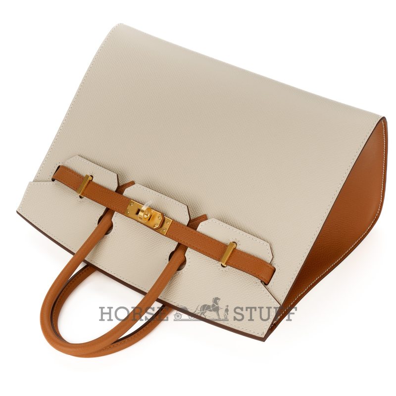 Hermès Birkin Sellier 25 Special Order Mauve Pale / Craie Epsom BGHW