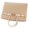 Hermès Birkin Sellier 25 Special Order Mauve Pale / Craie Epsom BGHW