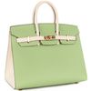 Hermès Birkin Sellier 25 Special Order Mauve Pale / Craie Epsom BGHW