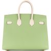 Hermès Birkin Sellier 25 Special Order Mauve Pale / Craie Epsom BGHW