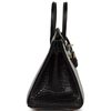 Hermès Birkin 25 Special Order HSS Gris Perle / Black Matte Crocodile Alligator BPHW