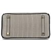 Hermès Birkin 25 Special Order HSS Gris Perle / Black Matte Crocodile Alligator BPHW
