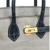 Hermès Birkin 25 Special Order HSS Gris Perle / Vert Rousseau Matte Crocodile Alligator BGHW