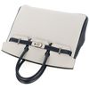 Hermès Birkin 25 Special Order HSS Black / Gris Perle Chevre BPHW