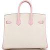 Hermès Birkin 25 Special Order HSS Nata / Rose Sakura Chevre BGHW