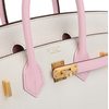 Hermès Birkin 25 Special Order HSS Nata / Rose Sakura Chevre BGHW