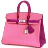 Hermès Birkin 25 Special Order HSS Rose Lipstick / Anemone Chevre PHW